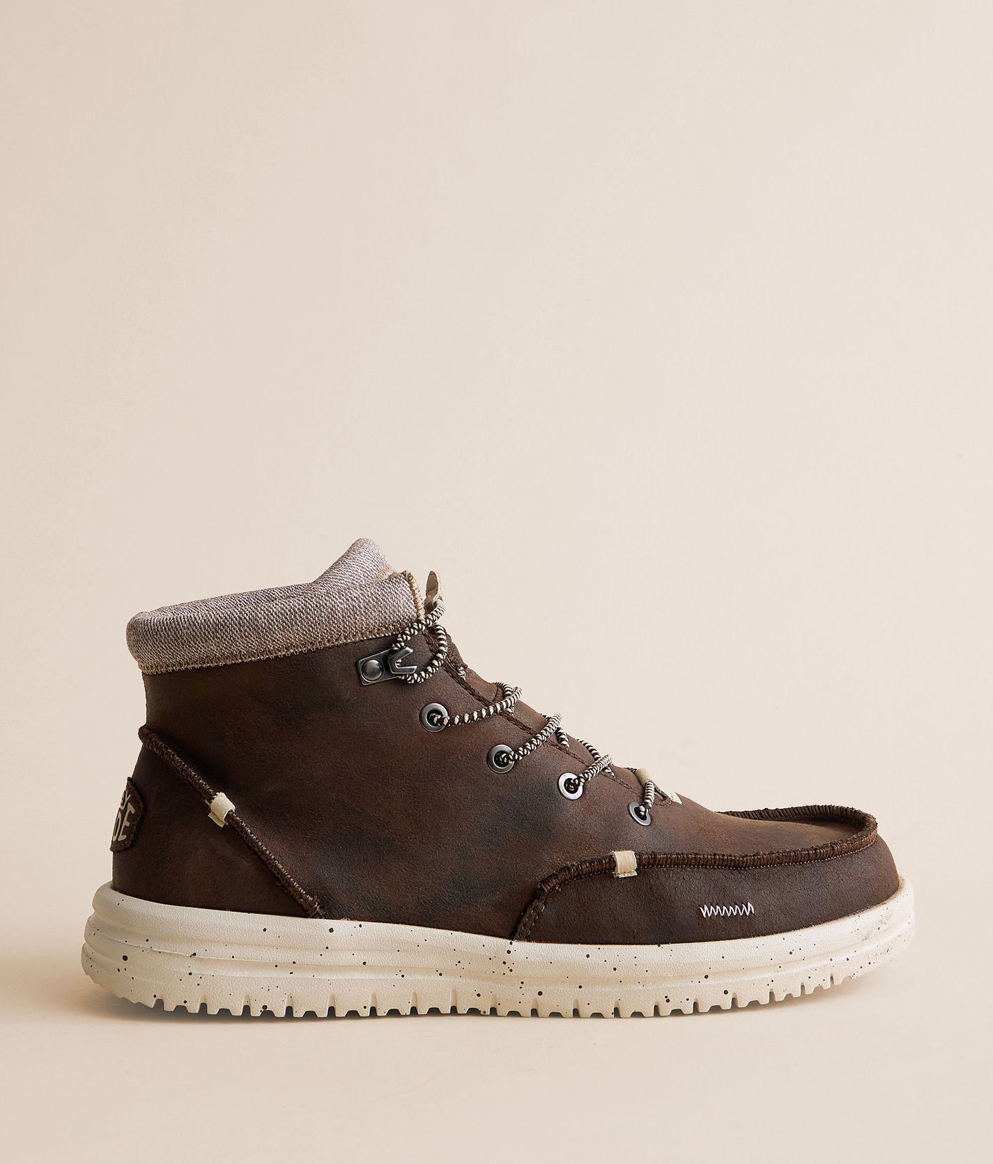 Hey Dude Dark Brown BRADLEY Classic Boots size 12 Hey Dude Youth Bradley Leather Walnut main image 3
