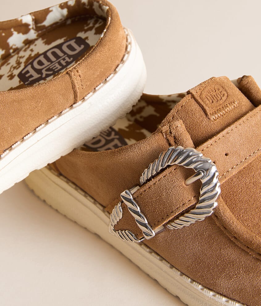 Wendy Slip Buckle Leather Mule