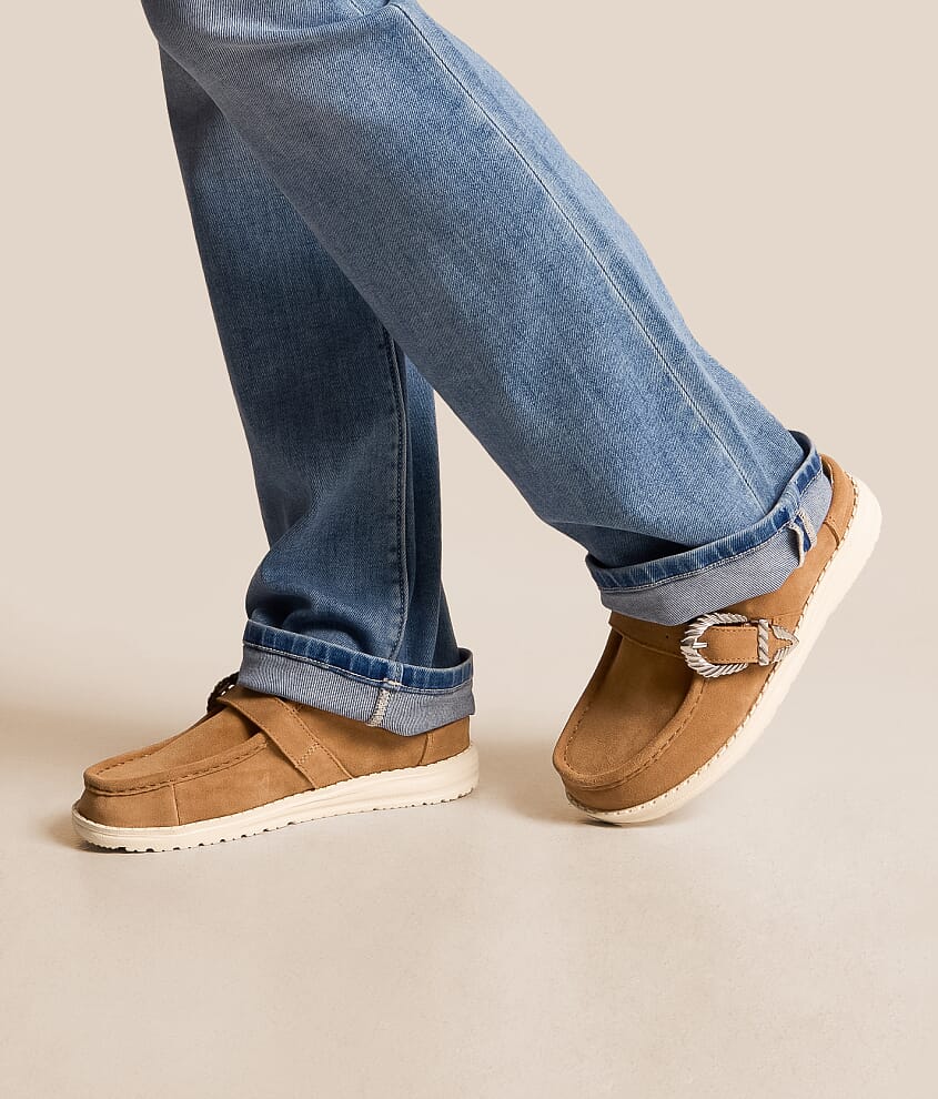 Wendy Slip Buckle Leather Mule