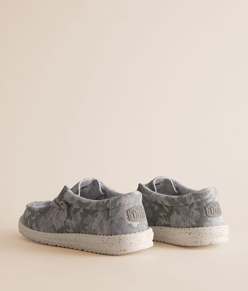 Wally Stretch Jersey Camo Shoe