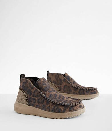 HEYDUDE Hey Dude Helis Leopard Fleece Shoe MISC_DETAIL_1