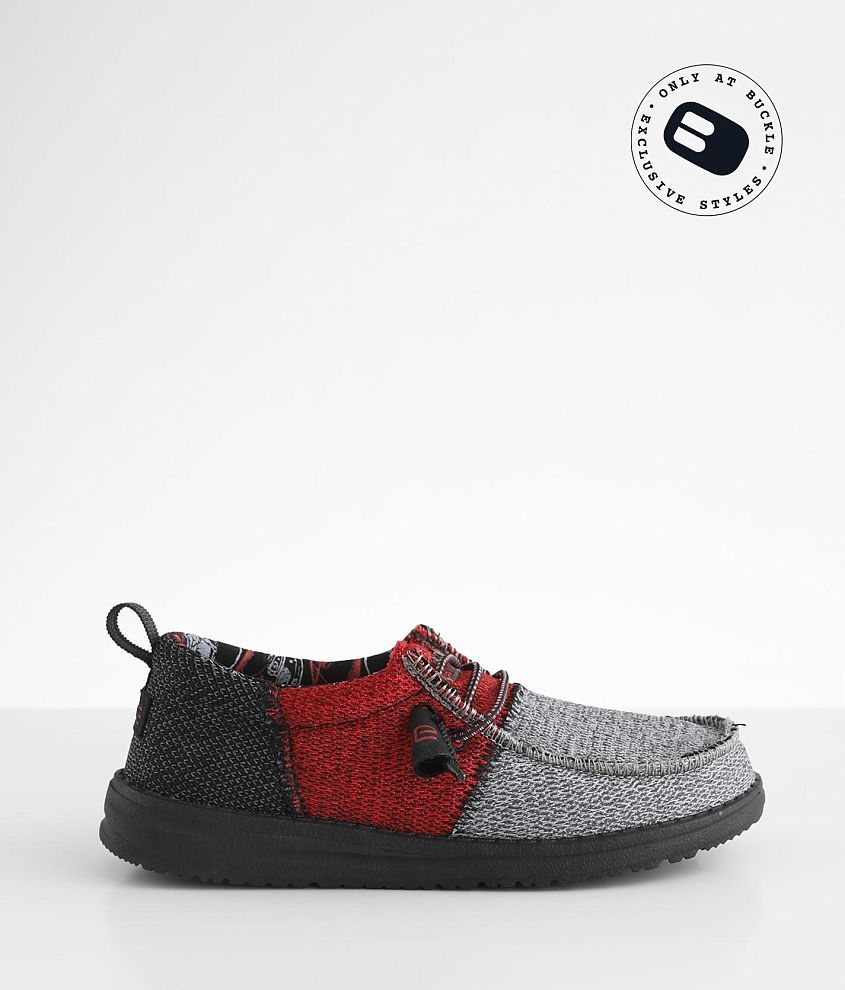 Toddler Youth Hey Dude Wally Tri Shoe Boy s Shoes In Red Kingdom 