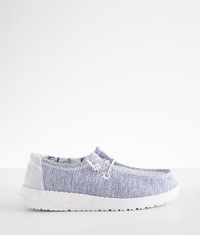 Toddler/Youth - HEYDUDE™ Wendy Chambray Woven Shoe - Girl's Shoes