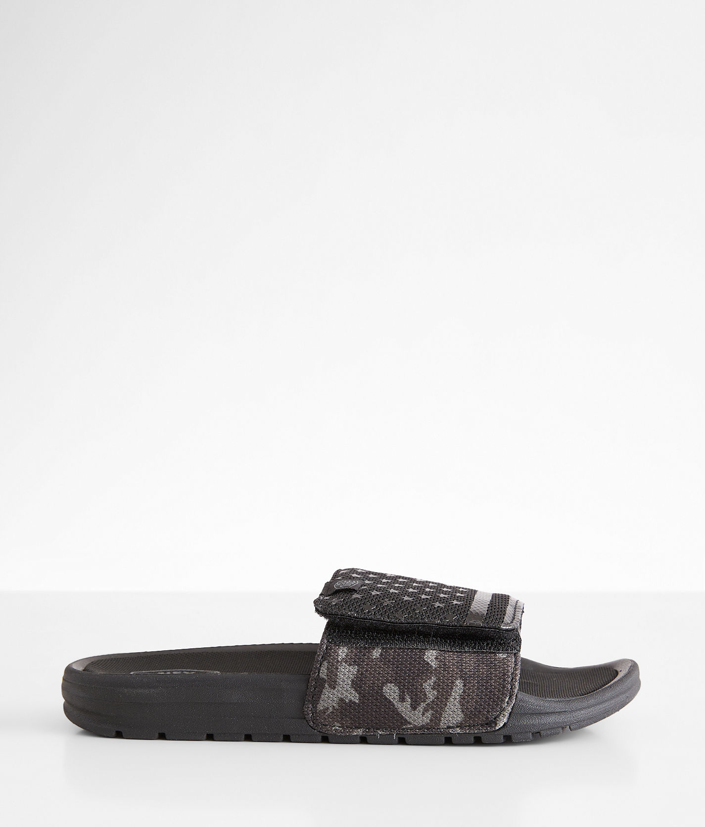 NEW Hey Dude Men\'s Phoenix Camo Slide Sandals Size 11 (40128-90H) Hey Dude Phoenix Camo - Total Black - Walmart.com main image 4