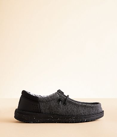 HEYDUDE™ Boys - Wally Funk Onyx Shoe front view