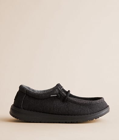 Boys - Wally Y Stretch Jersey Shoe