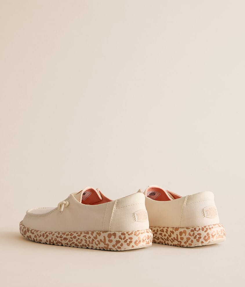 Girls - Wendy Y Metallic Leopard Shoe