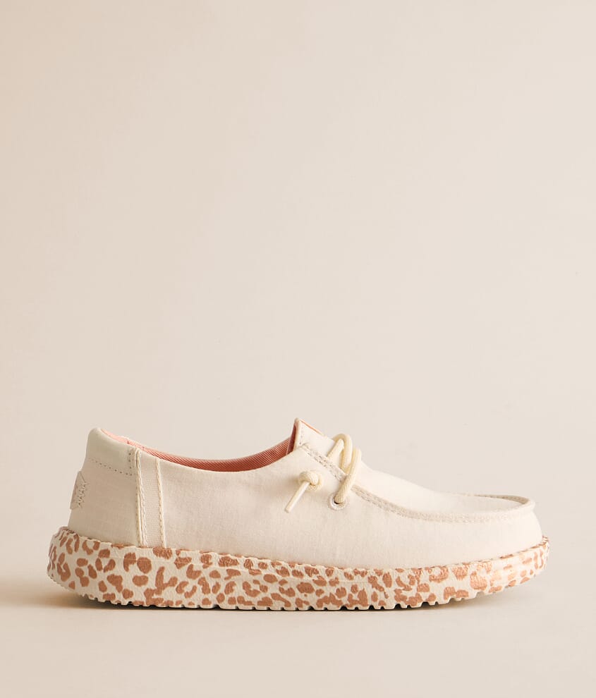 Girls - Wendy Y Metallic Leopard Shoe