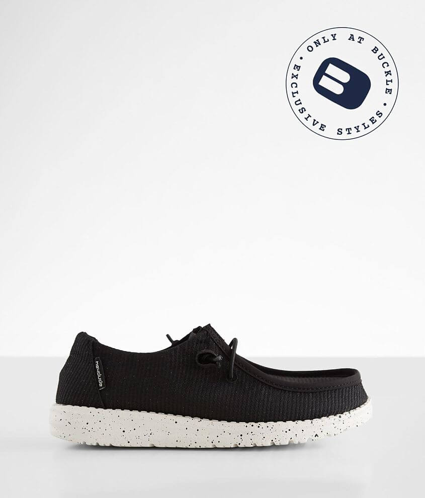 Girls Hey Dude Wendy Shoe Girl's Shoes in Noire Buckle
