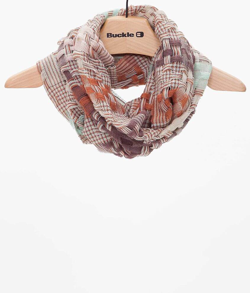 Lulu Plaid Scarf front view