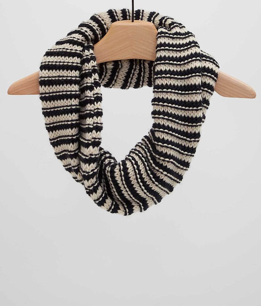 Lulu Striped Scarf front view