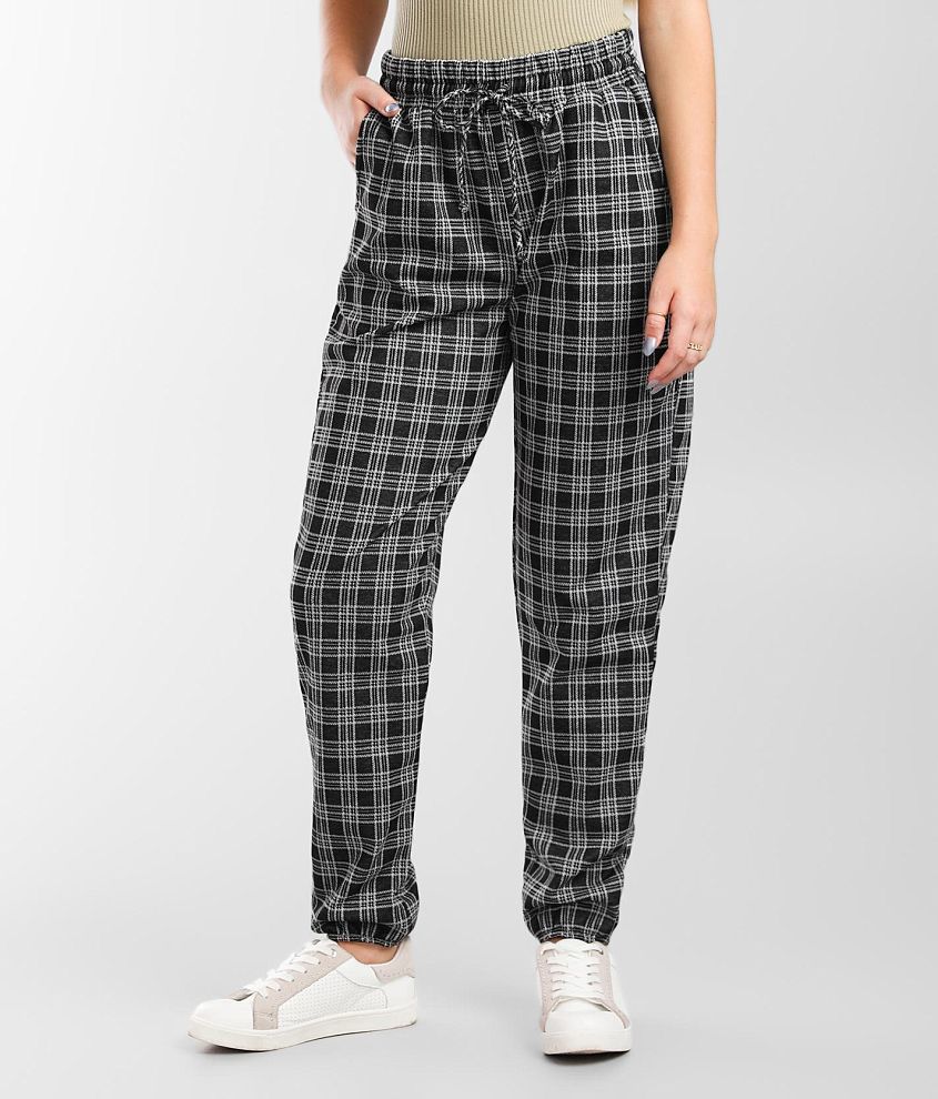 Willow &#38; Root Plaid Jogger front view