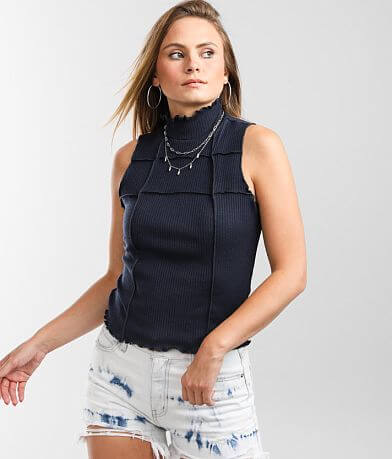 Gilded Intent Exposed Seam Tank Top