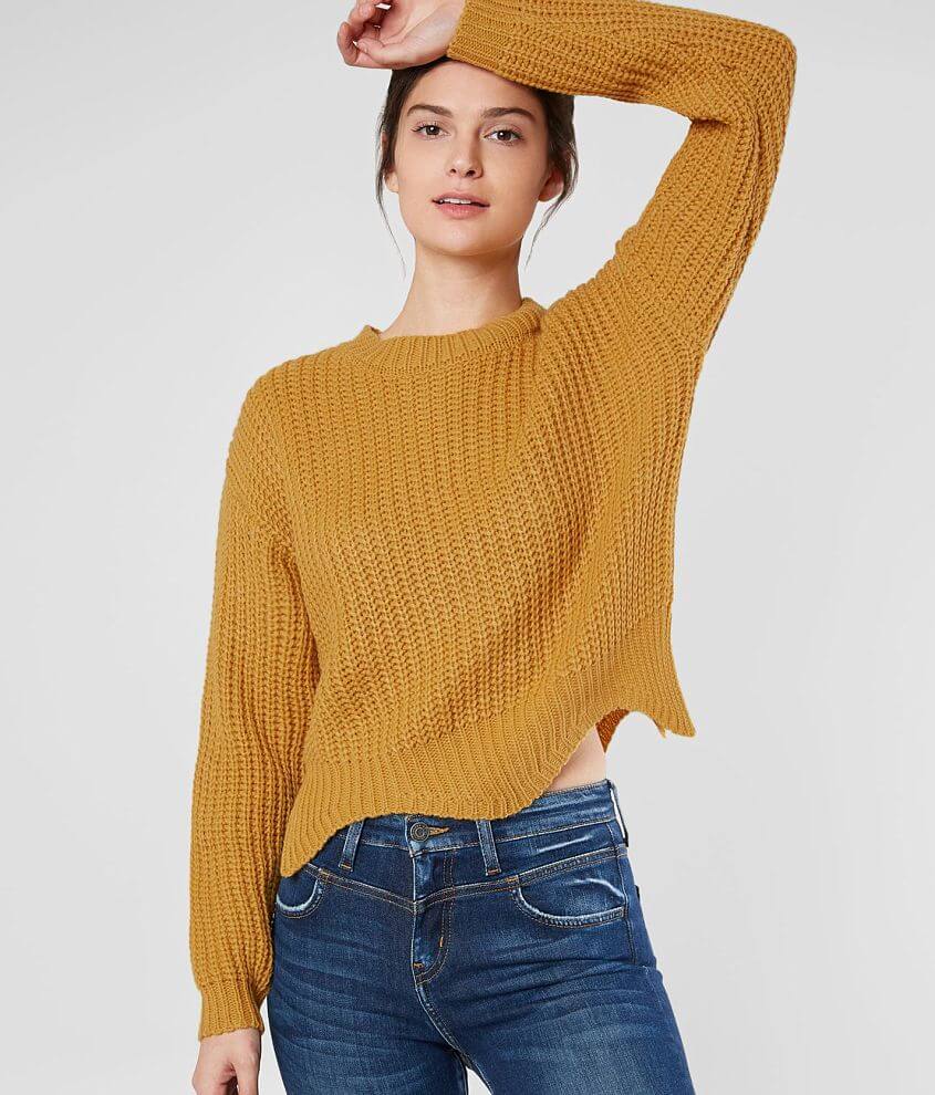 Daytrip Wave Sweater - Women's Sweaters in Golden Yellow | Buckle