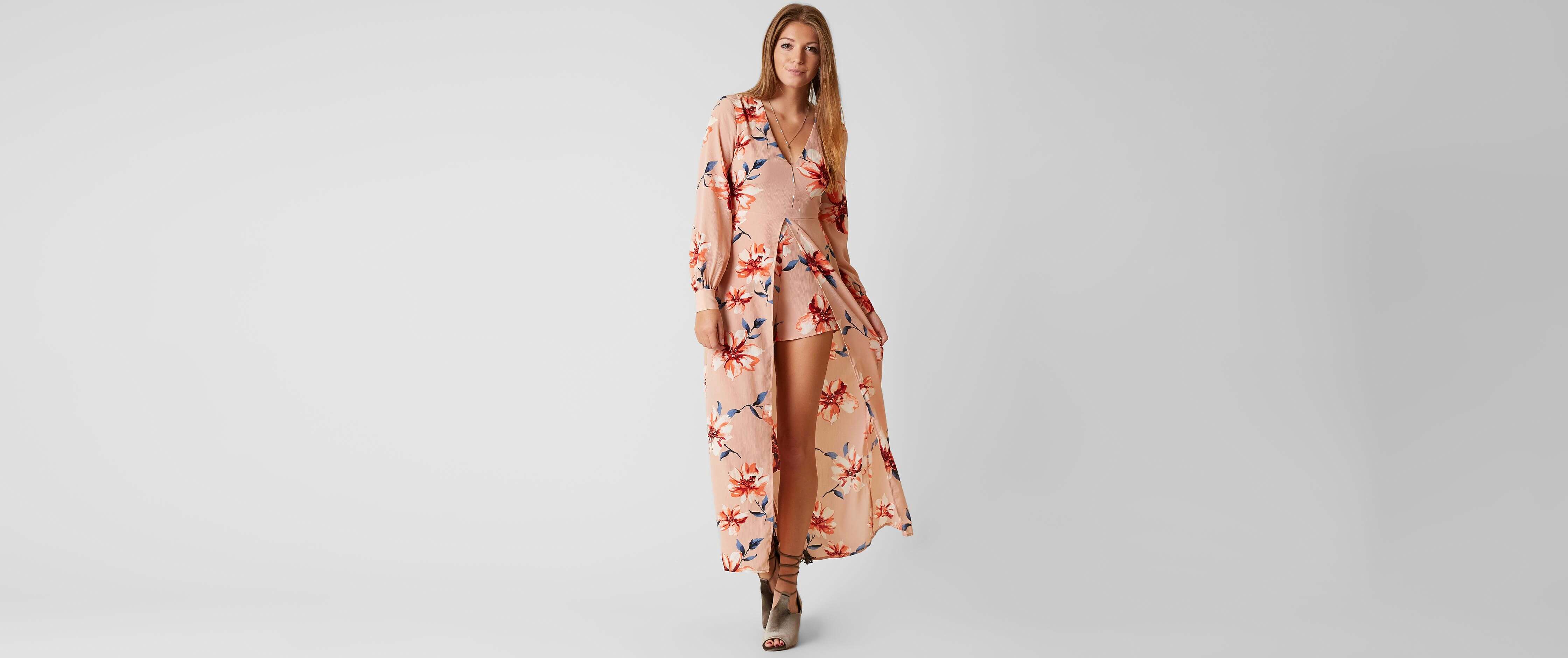 coral romper womens