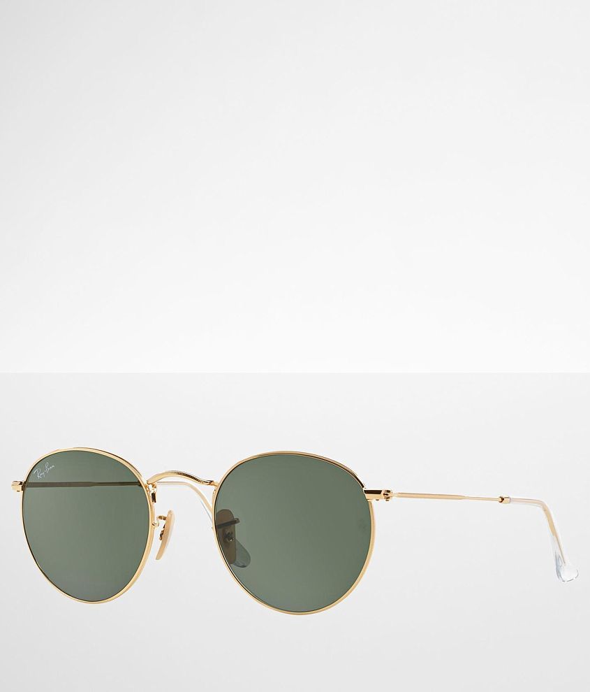 Ray-Ban® Round Metal Sunglasses - Women's Sunglasses & Glasses in Gold |  Buckle