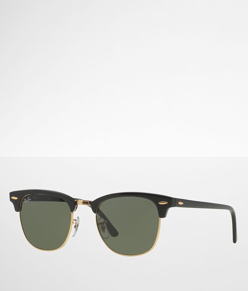 Ray Ban Clubmaster Sunglasses Women S Sunglasses Glasses In Black Green Gradient Buckle