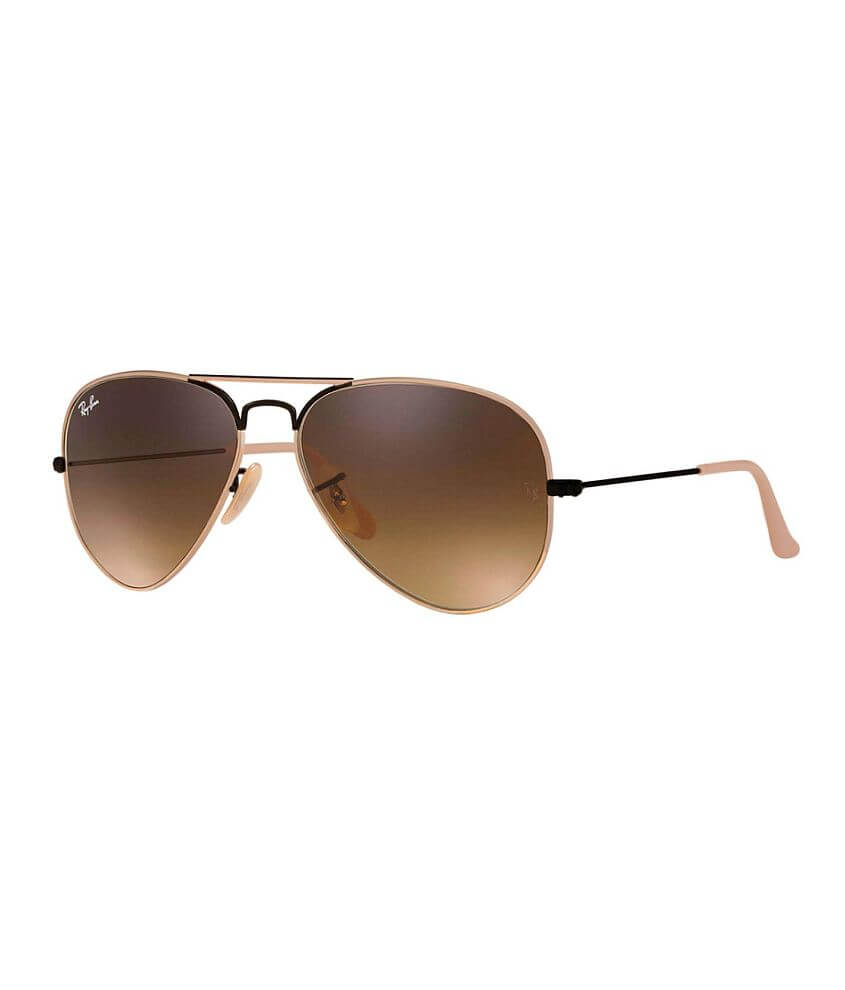 Ray-Ban® Aviator 55 Sunglasses - Women's Sunglasses & Glasses in Black ...