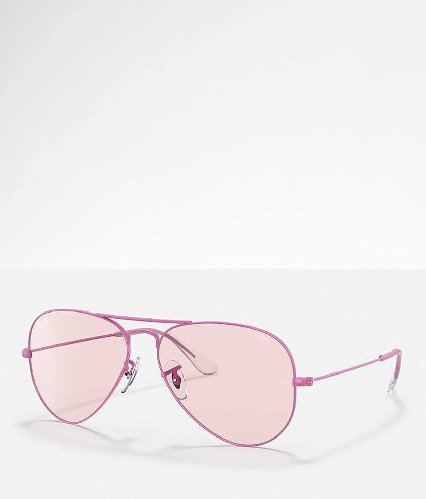 Ray ban women's aviator pink online