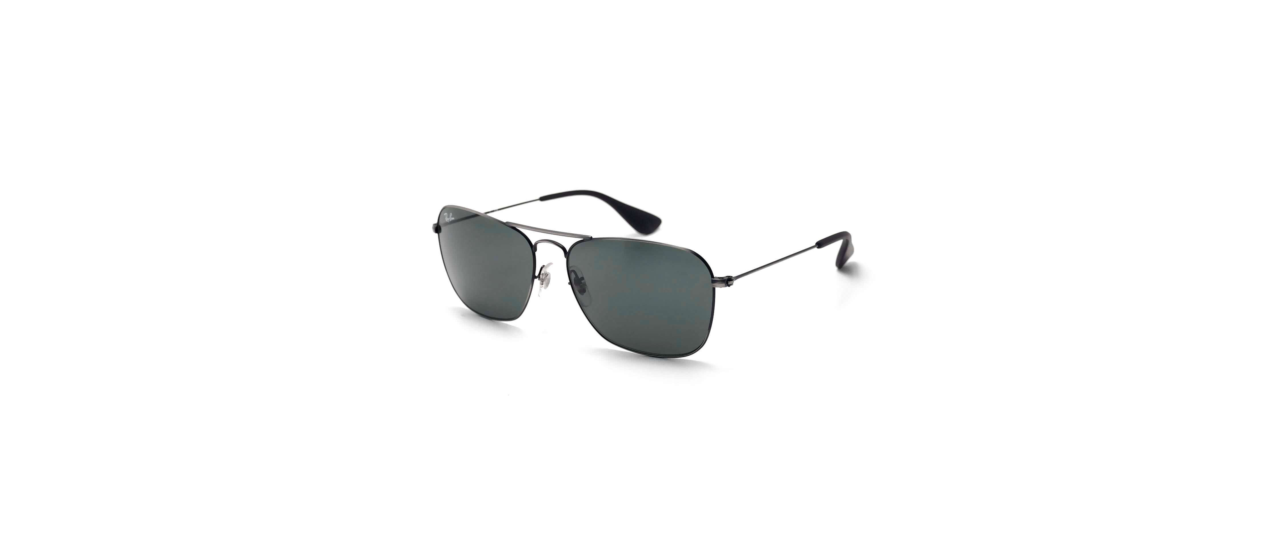 black square aviator sunglasses