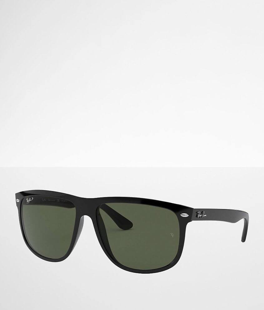 Ray Ban Boyfriend Polarized Sunglasses Women S Sunglasses Glasses In Black Green Polarized Buckle