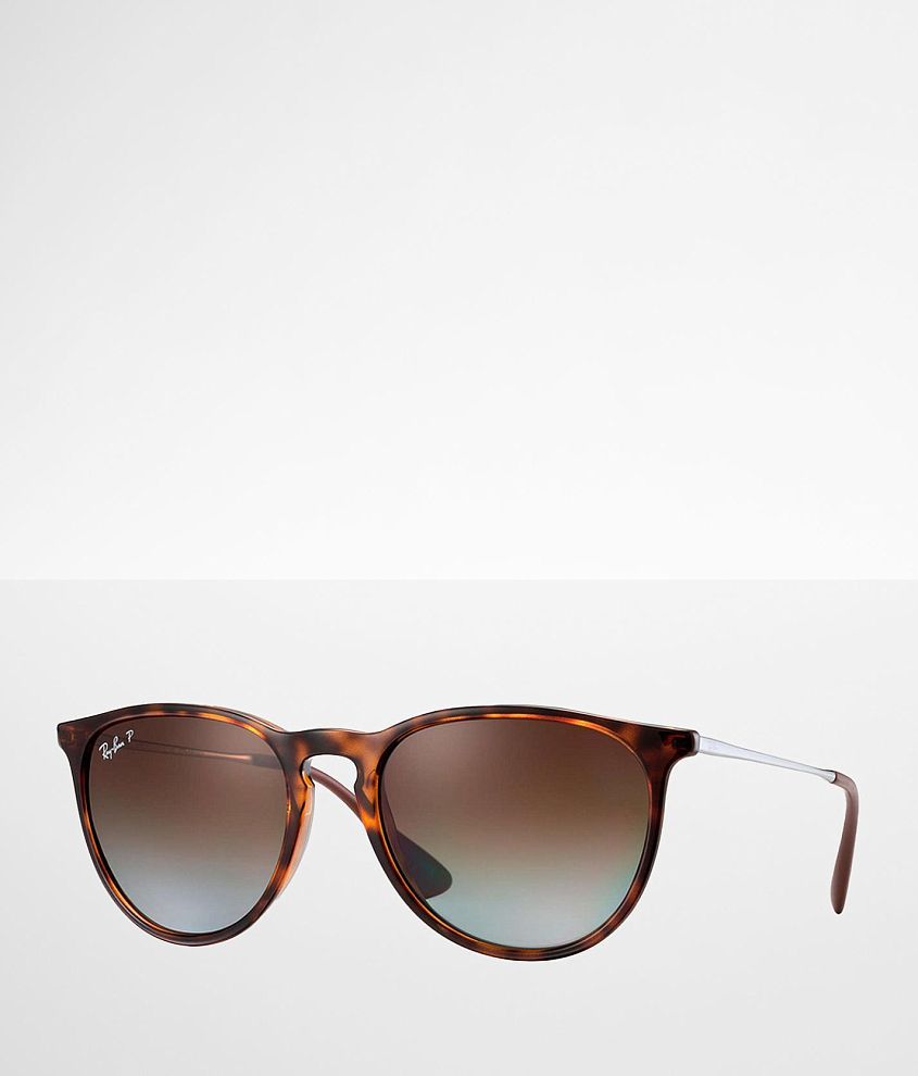 Nieuwsgierigheid Disciplinair verder Ray-Ban® Round Erika Polarized Sunglasses - Women's Sunglasses & Glasses in  Tortoise | Buckle