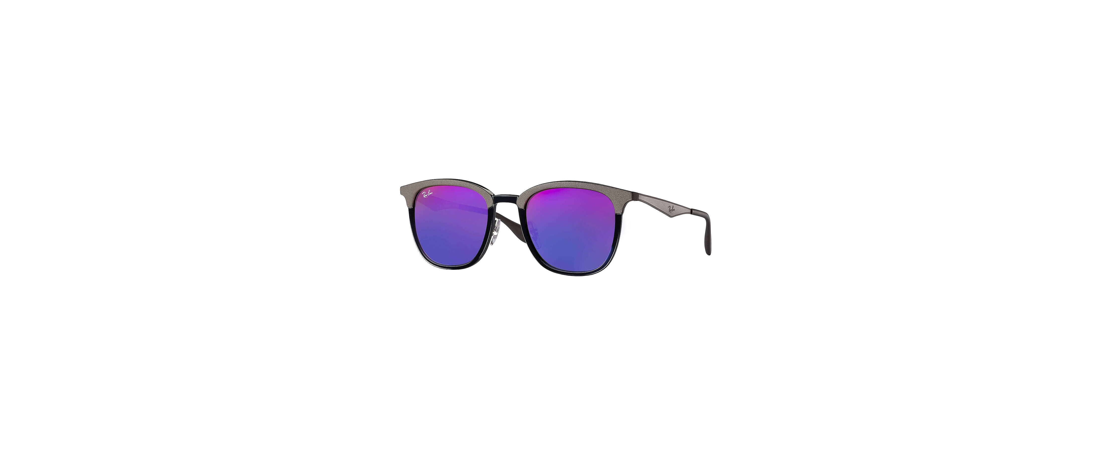 Purple Ombré Ray Ban Sunglasses Ray-Ban Sunglasses RB3731 ANH 004/1A Gunmetal Butterfly  main image 2