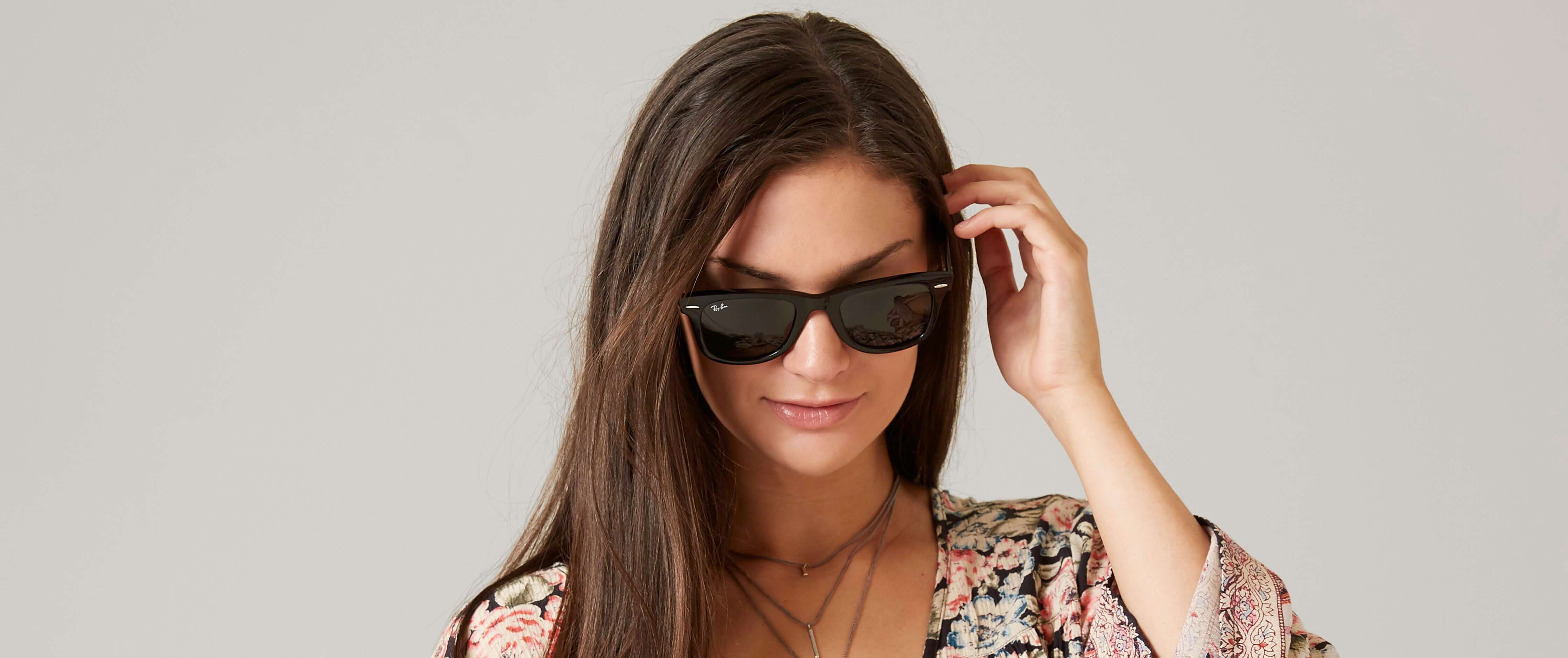 black aviator sunglasses womens ray ban