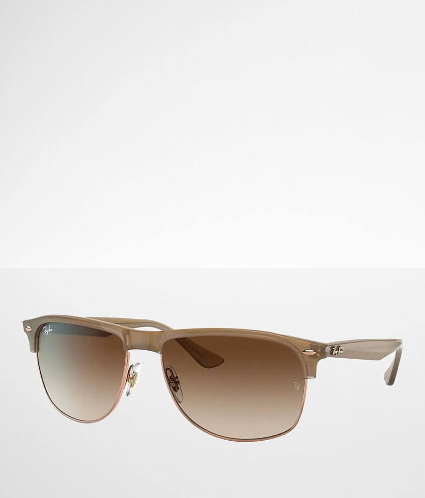 Ray Ban Clubmaster Sunglasses Women S Sunglasses Glasses In Opal Sand Brown Gradient Buckle