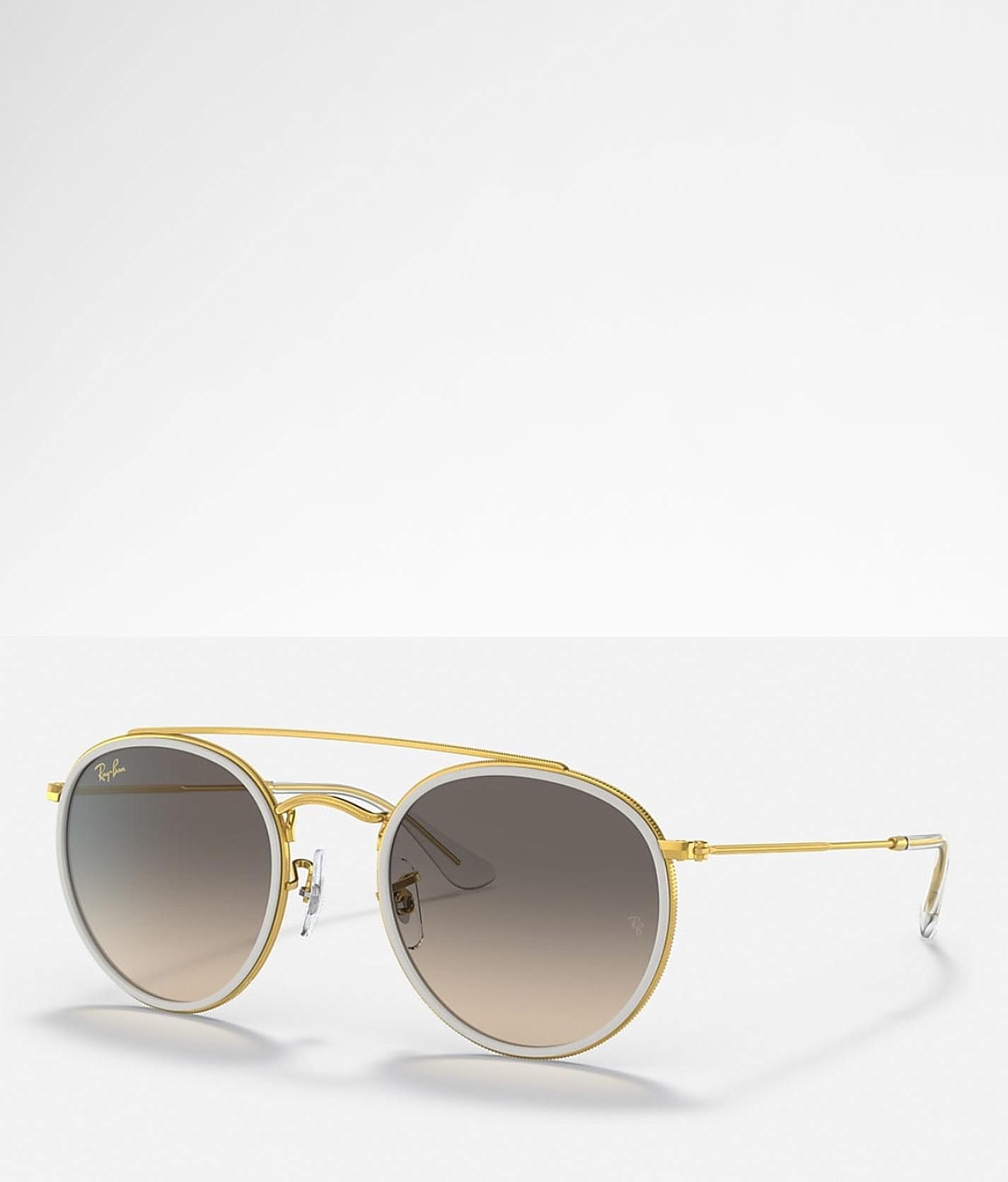 Ray-Ban® Round Sunglasses - Women's Sunglasses & Glasses in Legend Gold |  Buckle