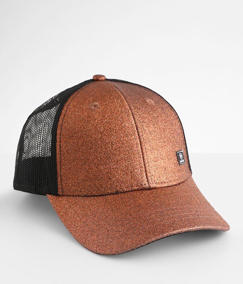 Ariat Glitter Ponytail Baseball Hat Women's Hats in Brown Black