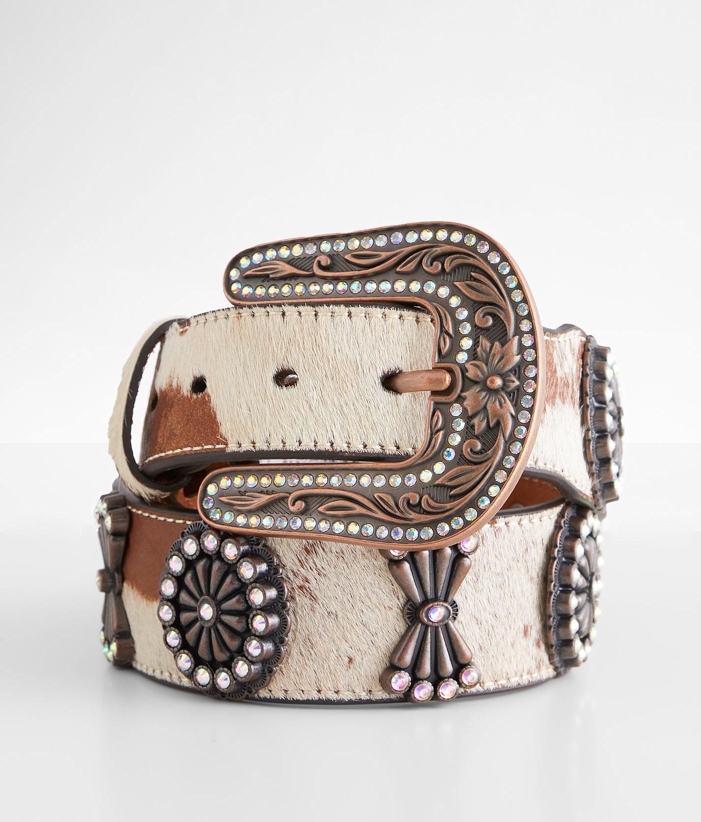 Angel Ranch Western Fur Belt - Women display picture 2