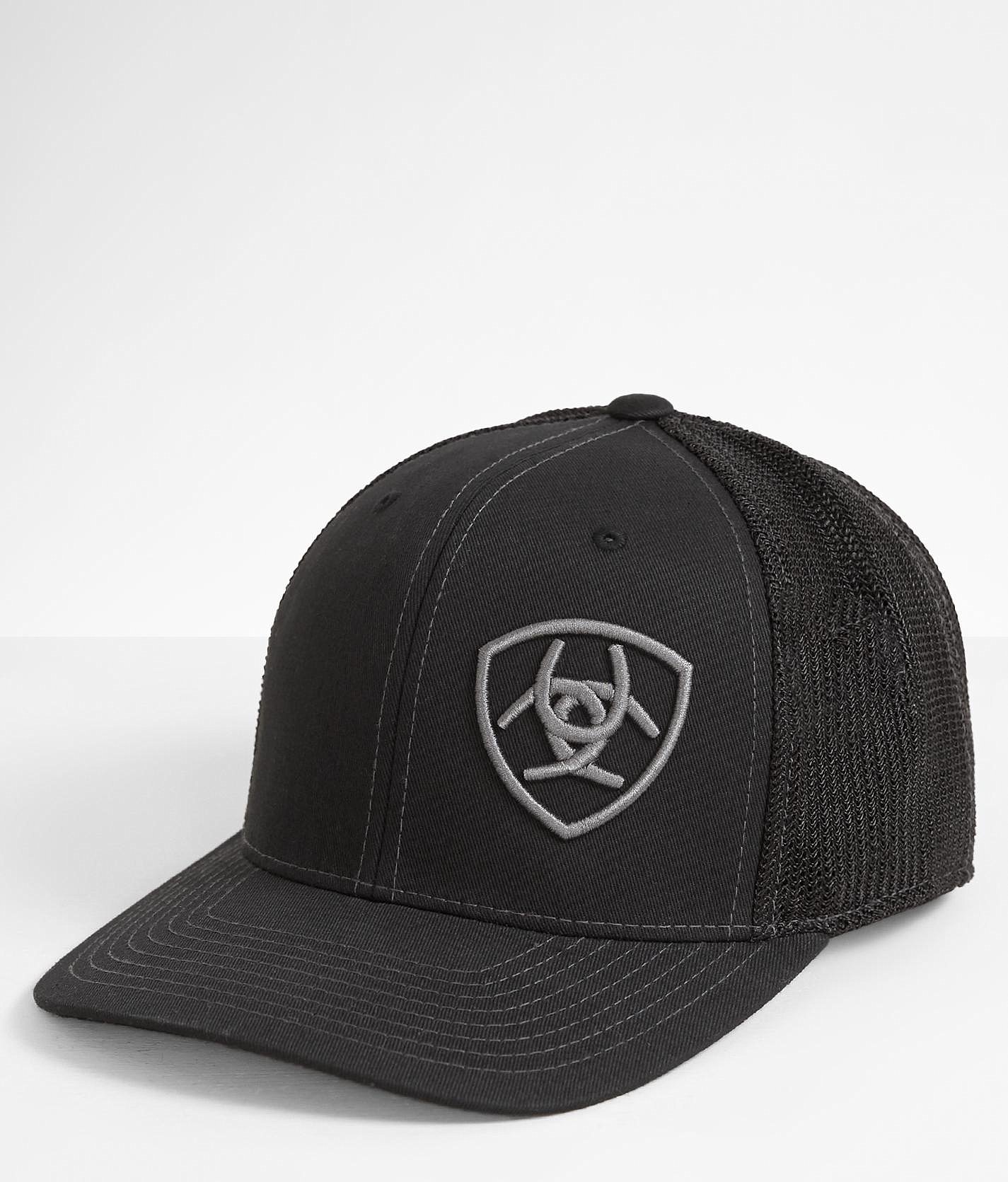 black ariat hat