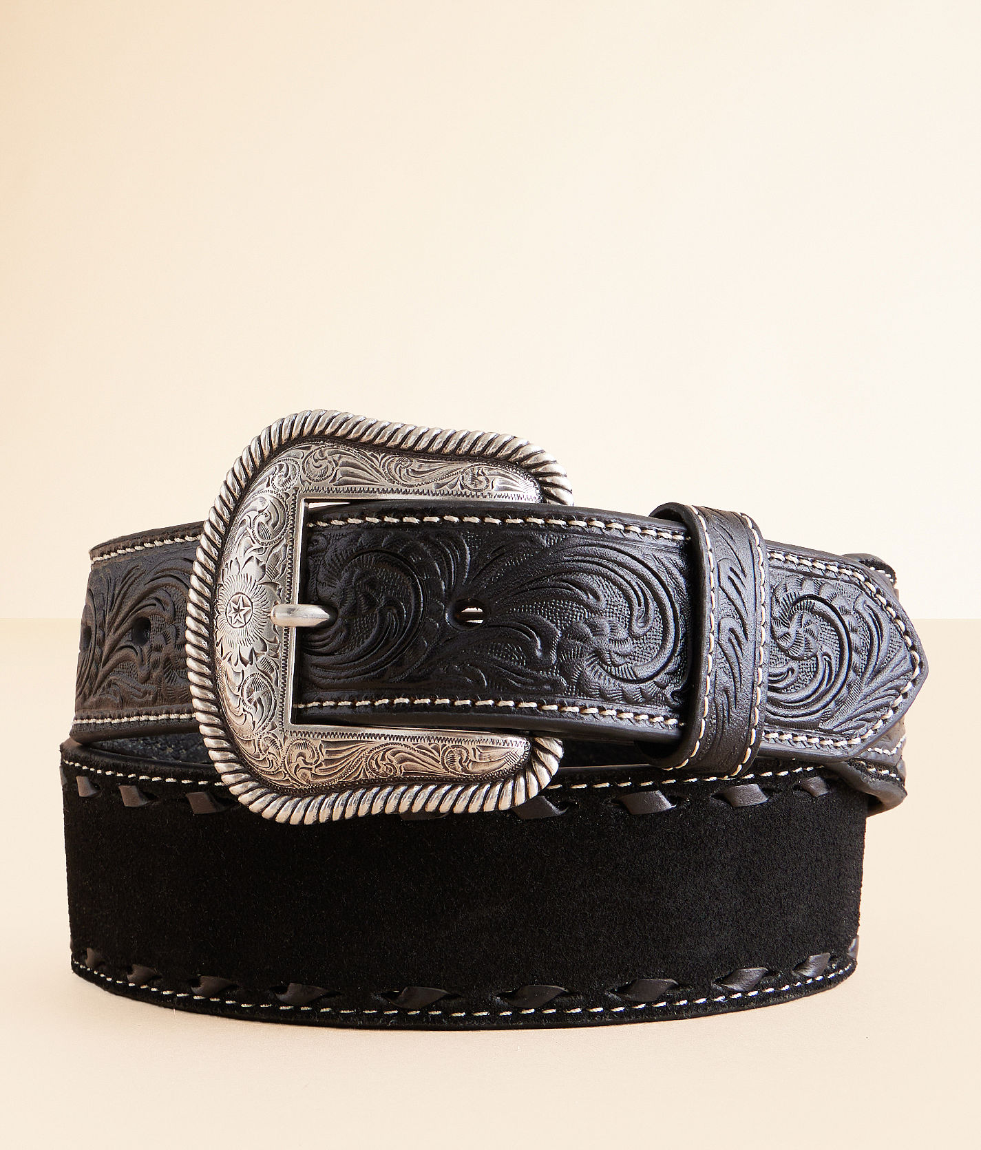 Nocona Leather Belt - Men display picture 2