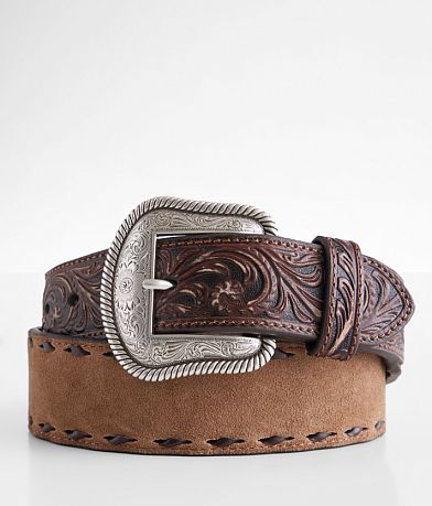 Nocona Rough Leather Belt front view