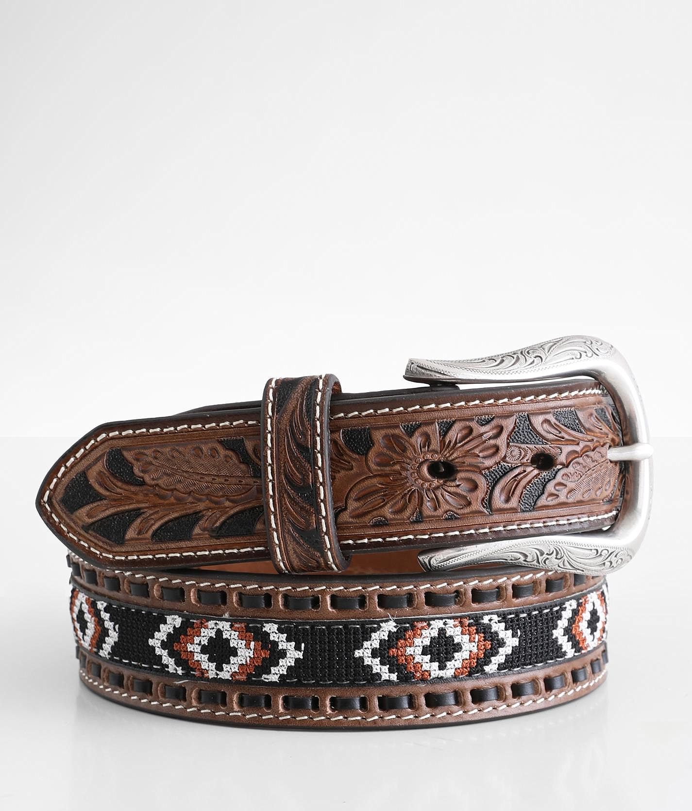 Nocona Western Leather Belt - Men