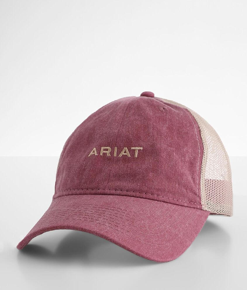 Ariat Washed Canvas Baseball Hat front view