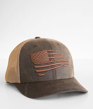 Ariat Flag 110 Flexfit Trucker Hat front view