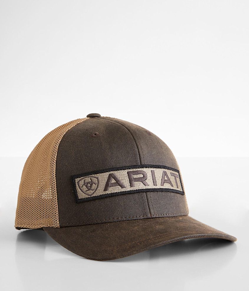 Ariat Coated 110 Flexfit Trucker Hat front view