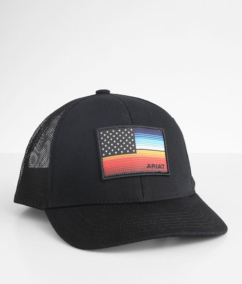 Ariat Flag Trucker Hat front view