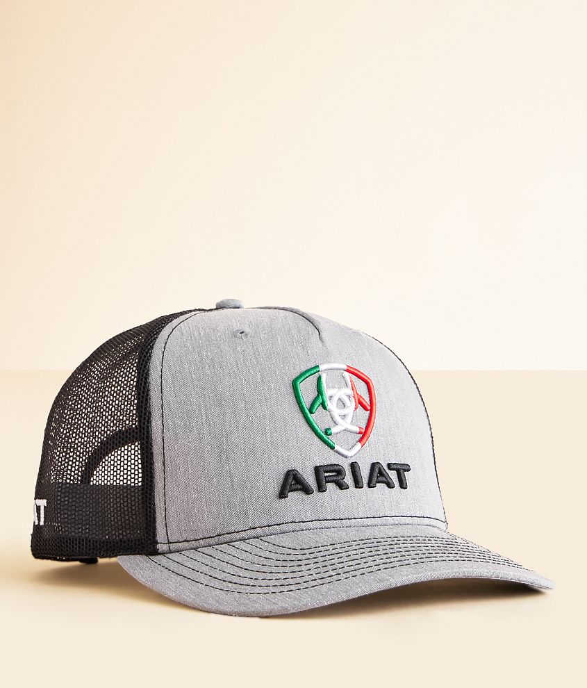 Ariat Mexico Flag Trucker Hat front view