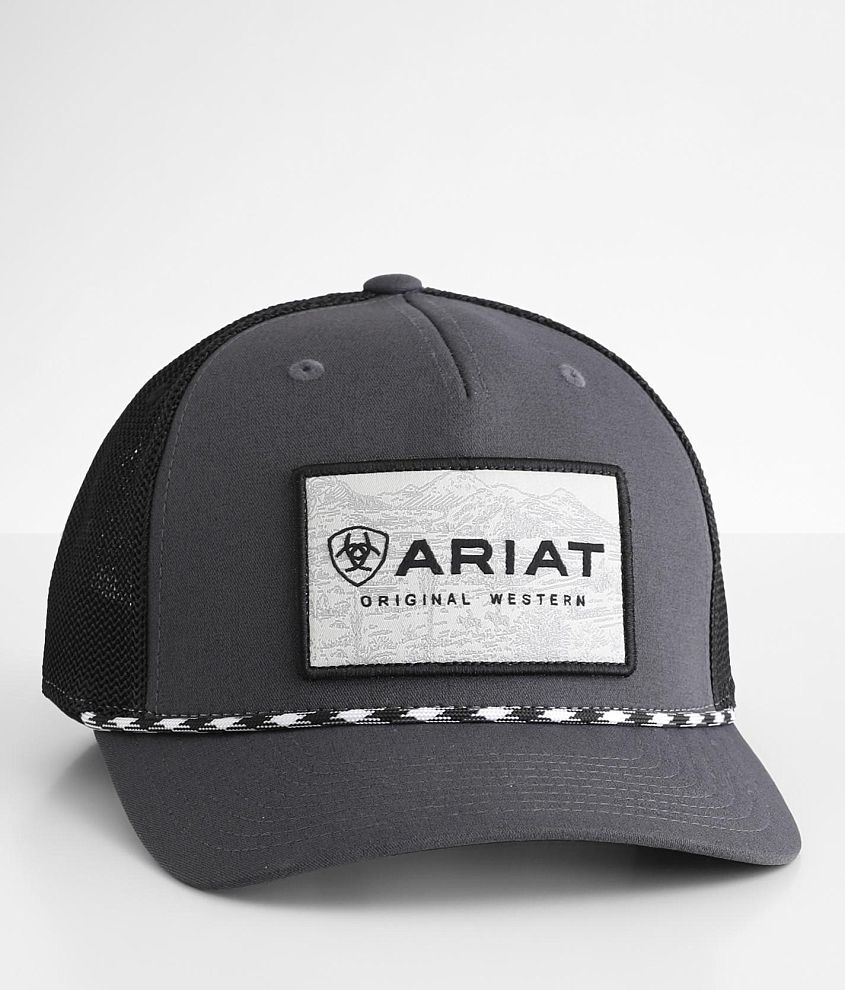 Ariat 110 Flexfit Trucker Hat - Men's Hats in Black | Buckle