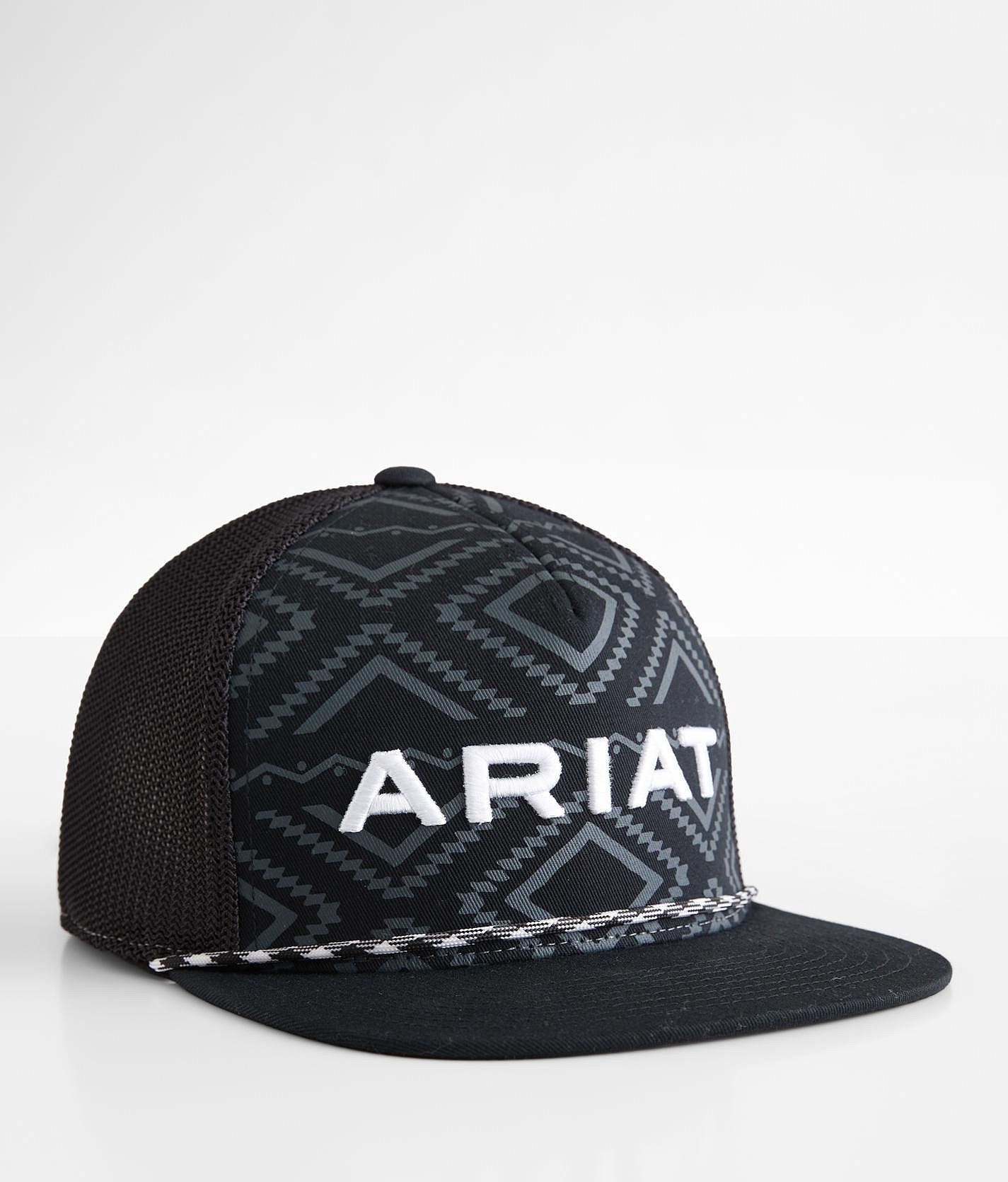 Ariat Banded Trucker Hat - Men's Hats in Black | Buckle