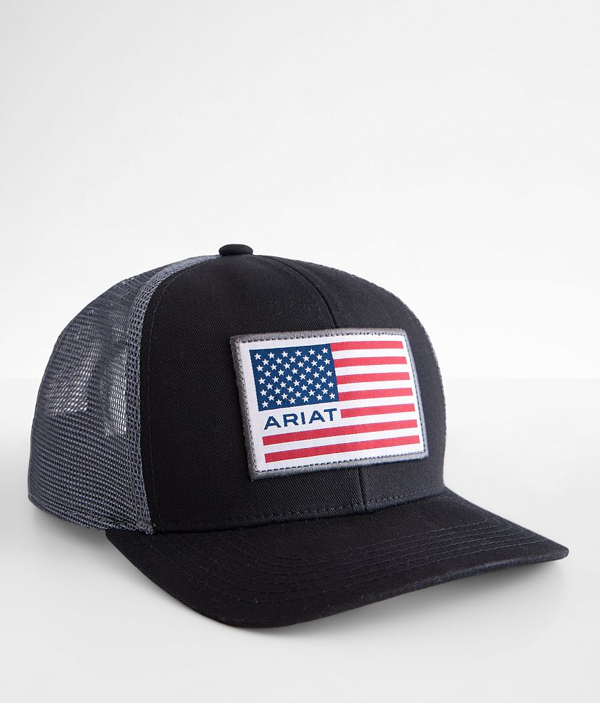 Ariat Flag Trucker Hat front view