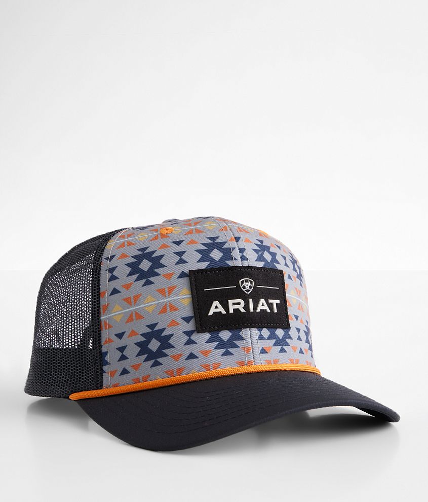 Ariat Southwestern Trucker Hat - Men's Hats in Multi | Buckle