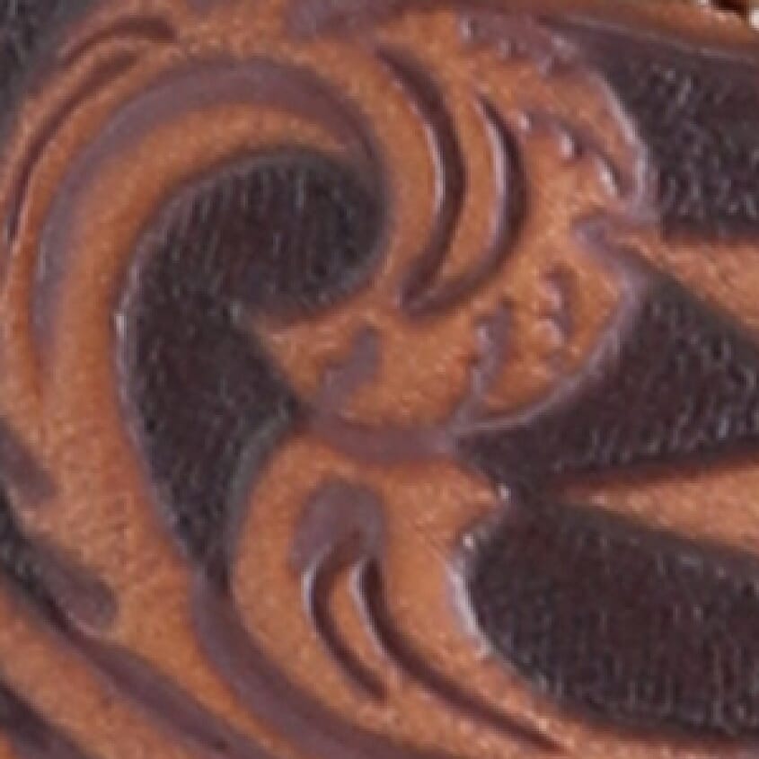 Nocona Sunflower Leather Belt - Women display picture 1