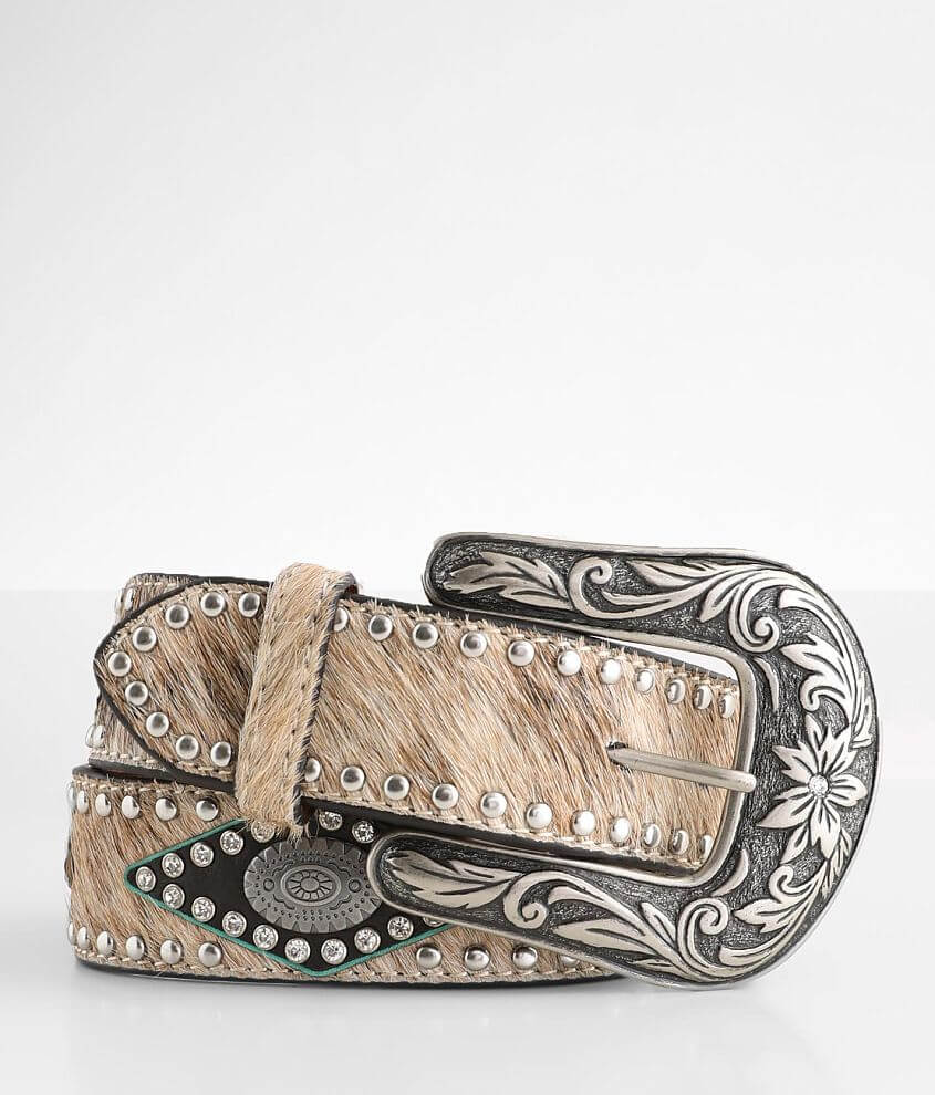 Ariat Glitz Leather Belt front view