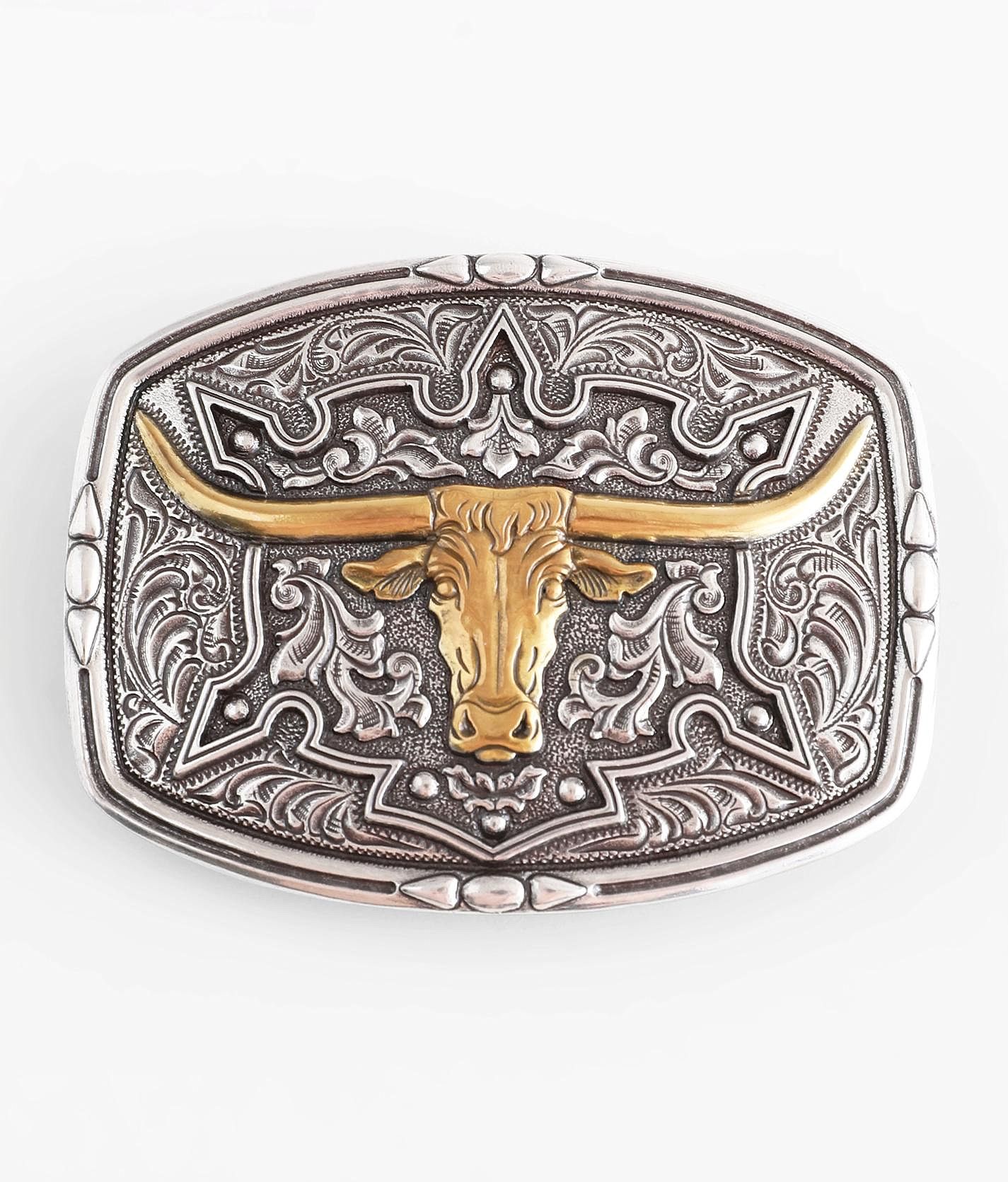 Longhorn Bull Buckle Belt