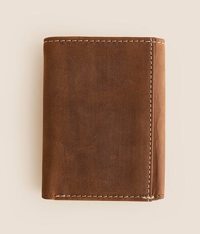 Nocona Flag Leather Wallet misc detail 1 view