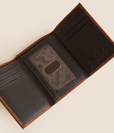 Nocona Flag Leather Wallet misc detail 2 view